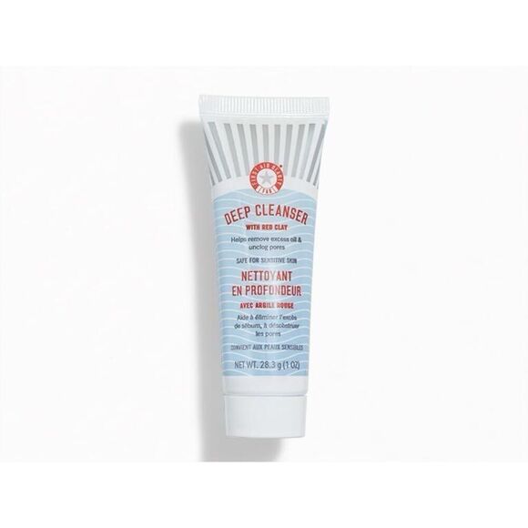 New First Aid Beauty Deep Cleanser with Red Clay Face Wash  - Sz 1 Oz - Picture 1 of 1